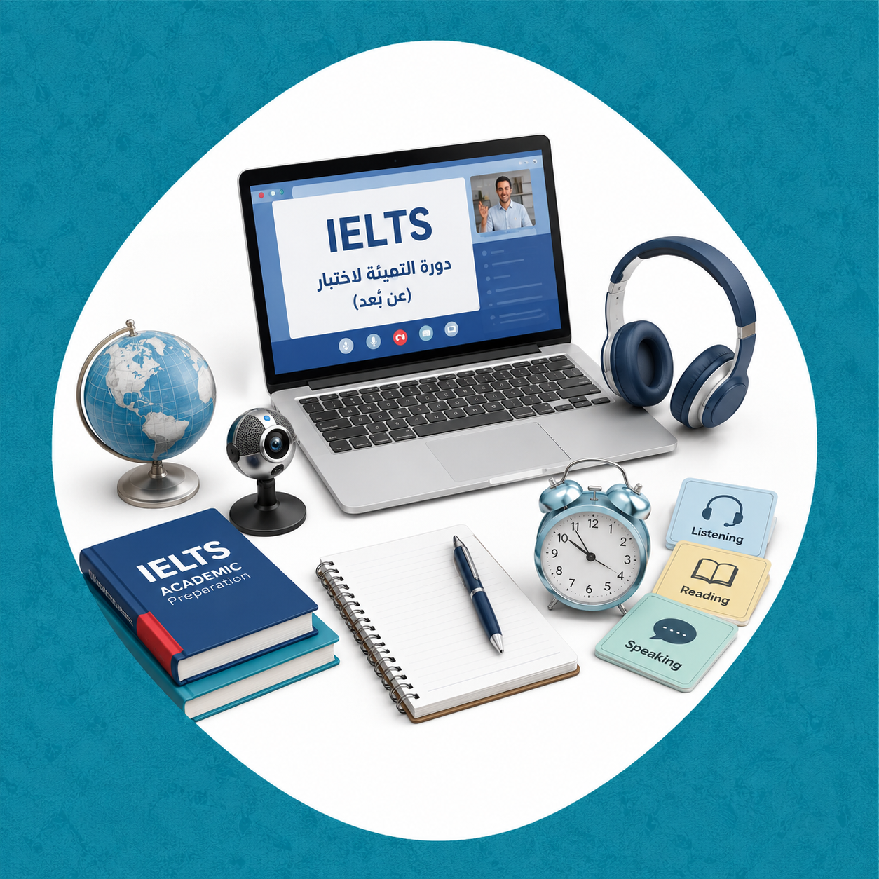 دورة التهيئة لاختبار IELTS (عن بُعد)