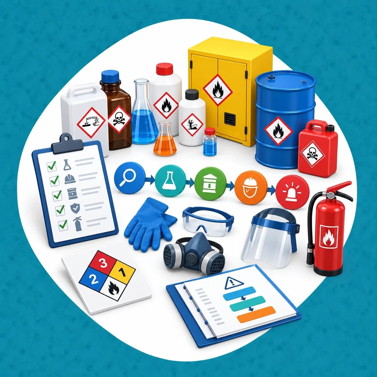 دورة مهارة التعامل مع المواد الخطرة